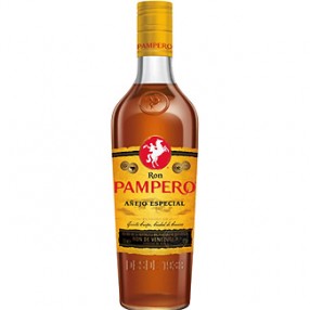 Ron añejo especial Venezuela PAMPERO botella 70 cl